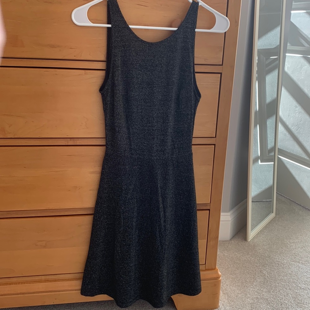 Divided Black + Sparkly Dress